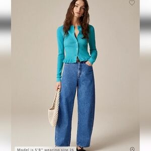 J Crew Barrel-leg jean CK152 Size 29 NWT